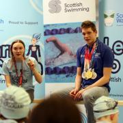 Sporting heroes make waves at Foundry pool