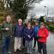 Meeting up with members of the Neilston Well Walks group was a real pleasure
