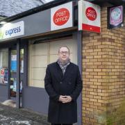 Paul O'Kane MSP pictured outside the Main Street branch in January