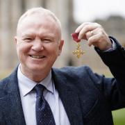 Alexander Mcleish (Alex Mcleish) after being made an Officer of the Order of the British Empire (OBE) during an investiture ceremony at Windsor Castle, Berkshire. Picture date: Tuesday April 9, 2024.