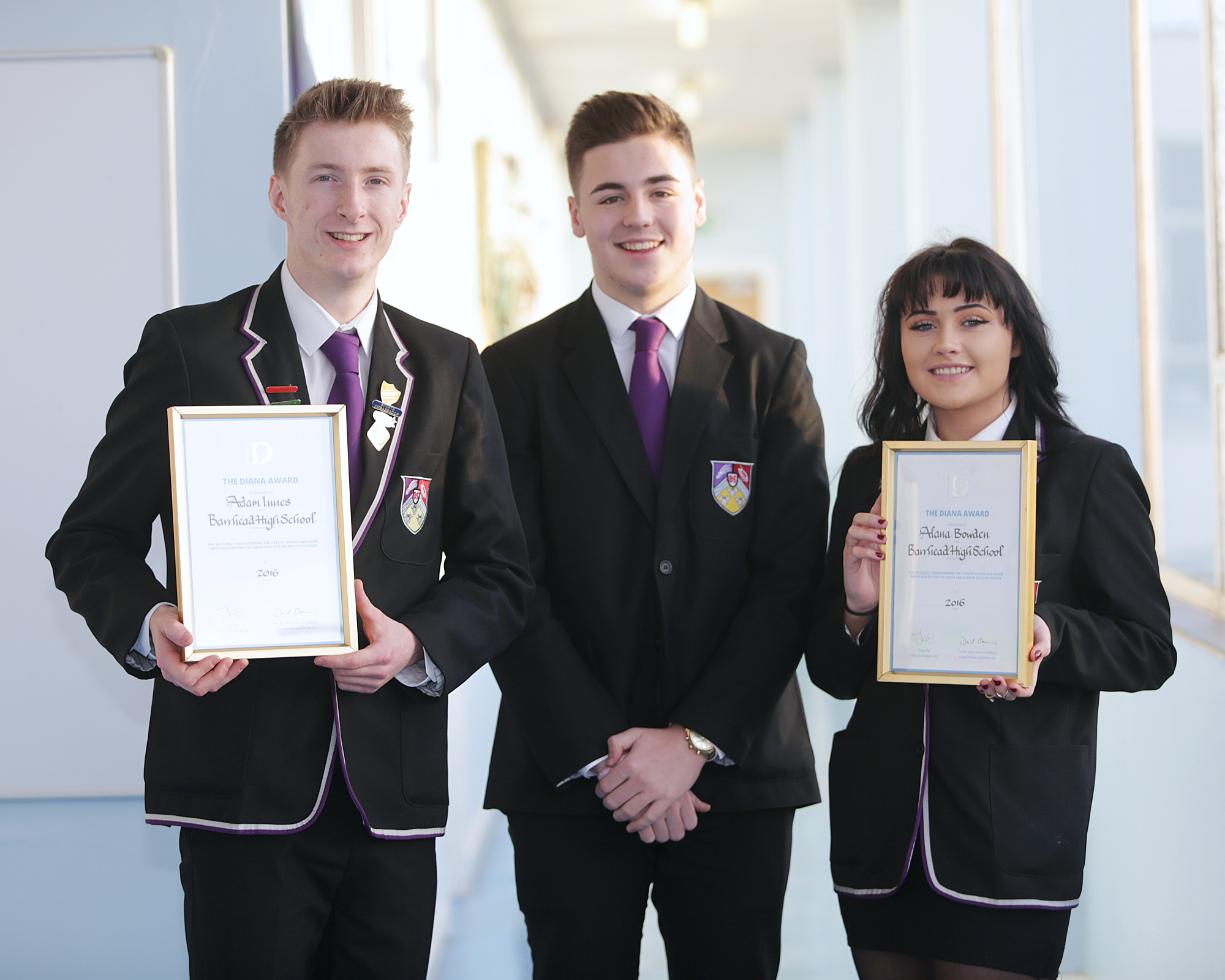 Barrhead High School teenagers given Diana Awards for helping others - Barrhead News