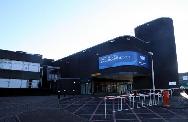 More than 75 staff absent from Royal Alexandra Hospital due to Covid