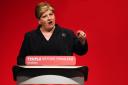 Britain's opposition Labour Party Shadow Foreign Secretary Emily Thornberry delivers a speech during the Labour party conference in Brighton, on the south coast of England on September 23, 2019. - Britain's main opposition Labour Party was set Mon