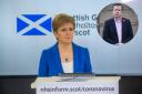 Nicola Sturgeon fronted today's press briefing with Jason Leitch