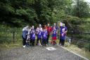 Players from Barrhead YFC were joined by parents as they took part in a sponsored walk