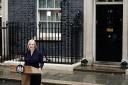 Liz Truss making her first speech as PM outside Downing Street