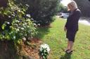 Provost Mary Montague lays floral tribute for Queen Elizabeth II