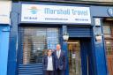 Geraldine and David Marshall at their shop