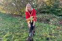 Provost Mary Montague planting one of a number of trees being added to East Renfrewshire’s landscape