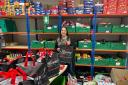 Sarah McElroy, of Slimming World, took the donated treats along to East Renfrewshire Foodbank