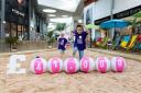 A sand pit has helped Silverburn Shopping Centre raise over £40k
