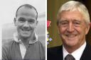 Footballer Johnny Kelly, left, was a childhood hero of chat show host Michael Parkinson, right