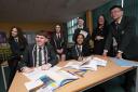Pupils at St Luke's celebrate the inspection report