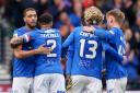 Rangers celebrate Dessers' second of the day