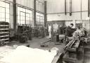 Men at work inside the Yorkshire Copper Works, Barrhead