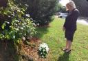 Provost Mary Montague lays floral tribute for Queen Elizabeth II