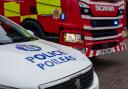Two people rushed to hospital following three car crash in East Renfrewshire