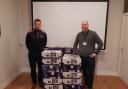 Hundreds of free food packs and selection boxes bring festive cheer