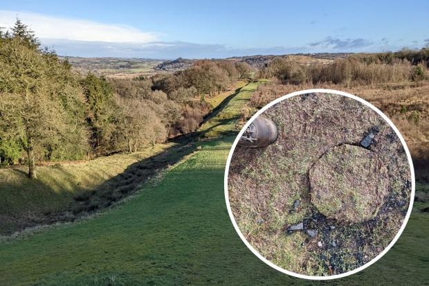 Experts are investigating suspected evidence of illegal metal detecting at the Bar Hill Fort