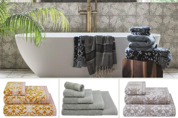 Barrhead News: M&S towels in new Fired Earth homeware collection. Credit:M&S
