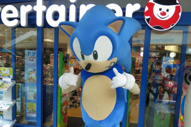 Sonic The Hedgehog is coming to Silverburn Shopping Centre