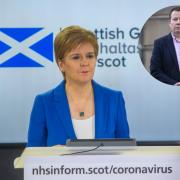 Nicola Sturgeon fronted today's press briefing with Jason Leitch