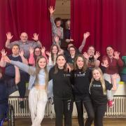 Members of the Neilston Players take a bow ahead of their show