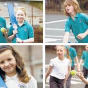Springhill and Auchenback pupils enjoyed Kwik Cricket Kwik Cricket which is designed to provide childrenwith an introduction to cricket and help develop their skills