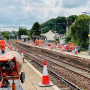 New images reveal progress on Barrhead to Glasgow rail works as line set to reopen