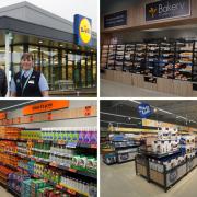 Inside Barrhead's new Lidl store at the town's retail park