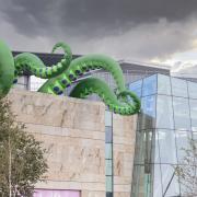 Shoppers 'stunned' after 'gigantic tentacles' break out shopping centre's roof