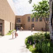 An artist impression of the finished site