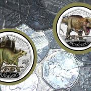 The dinosaur 50p coins are available to buy via the Royal Mint's website