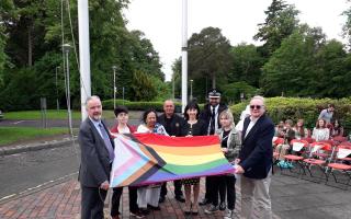Flag raised in East Renfrewshire to mark LGBTQ+ Pride month