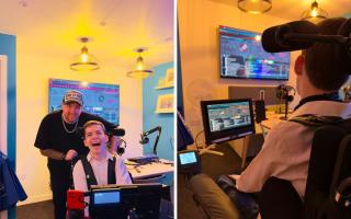 Meet the Glasgow DJ helping a young artist with cerebral palsy live out his dream