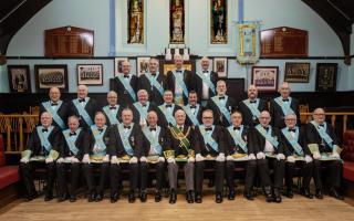 Office bearers of the Lodge Union and Crown No.307