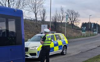Cyclist hit by bus in Newton Mearns