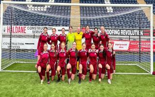 Young footballers win praise after historic match at Hampden