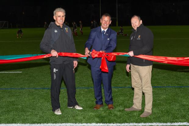 Rugby club achieves Scottish first as new pitch is unveiled